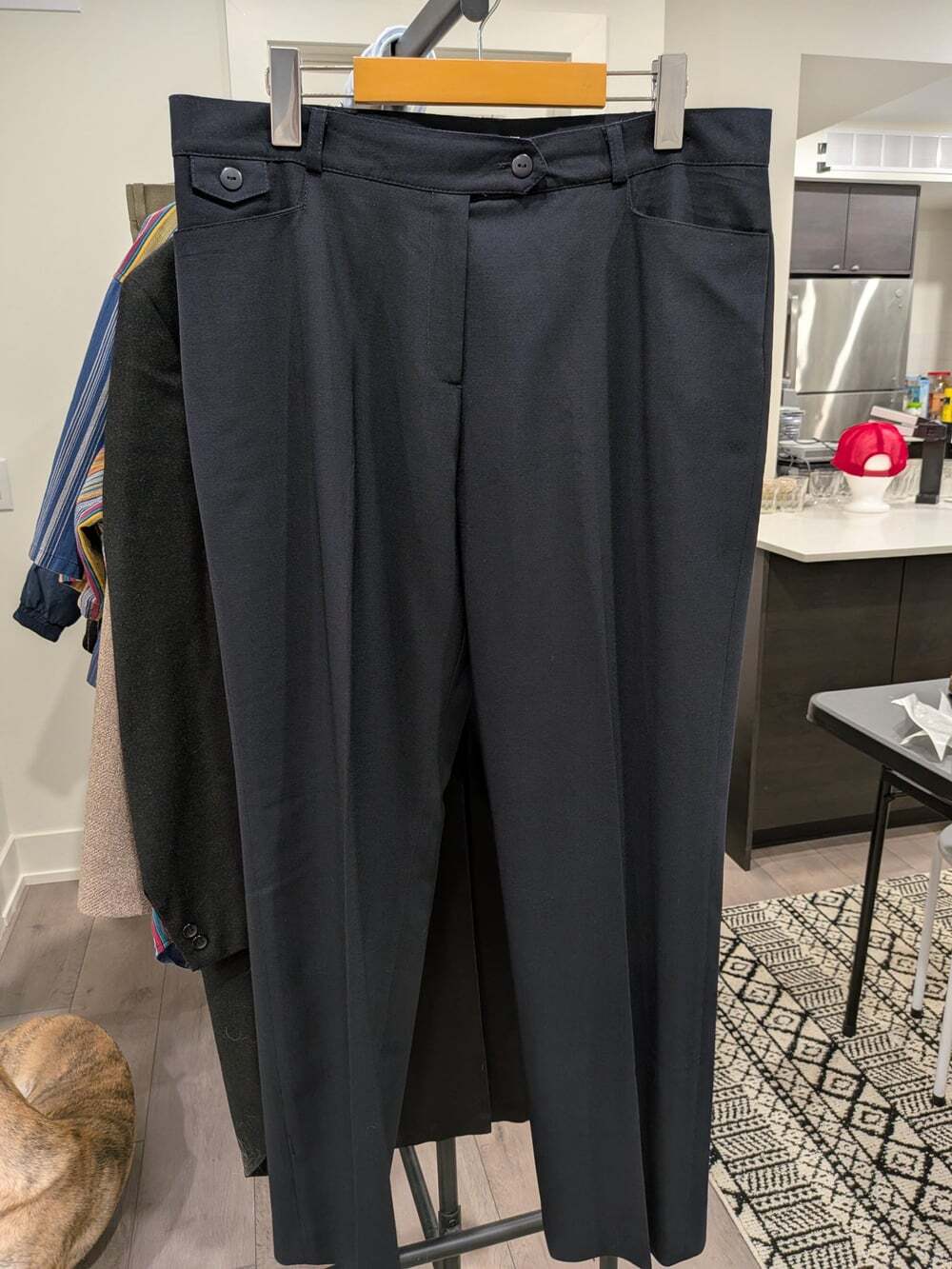 Vintage Stefi Lara Petite Wool Pleated Dress Pants – Made in Canada
